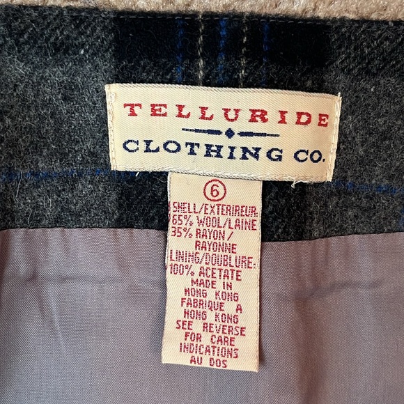 Telluride Clothing Co. Wrap Around Wool Blend Skirt - Picture 6 of 6